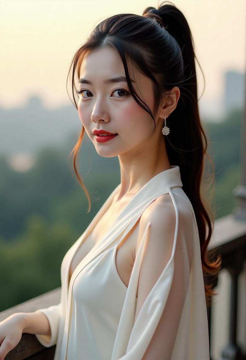 梨泰院后门原木镜墙