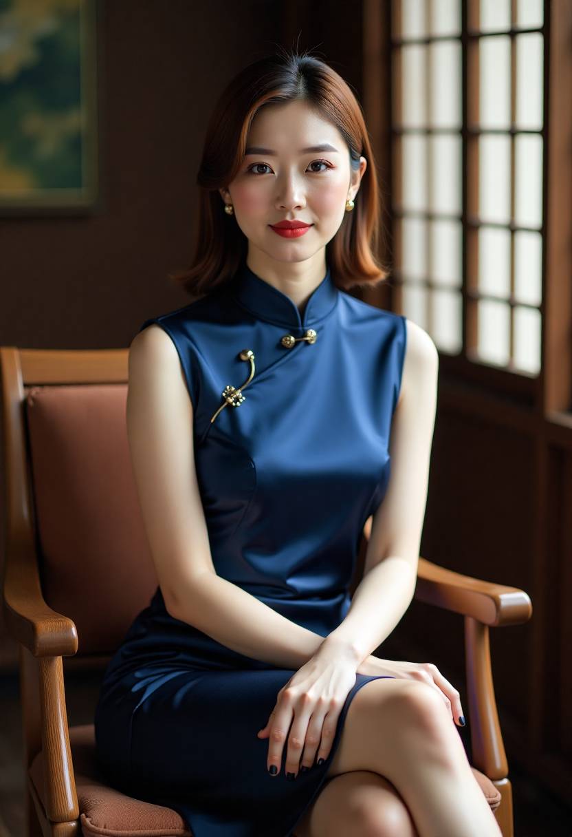 清晨借景光线